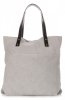 Kožené kabelka shopper bag Vittoria Gotti světle šedá V8267